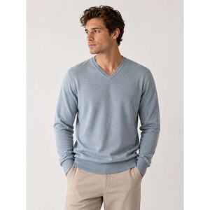 Black Brown 1826 Extrafine Merino Wool V-Neck Sweater Men’s XL Gray | Luxury